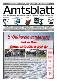 Rund Um Mauer Sonntag, 03.02.2019, Ab 11.00 Uhr Mit Der