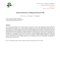 Seismic Performance of Tailings Sand Dams in Chile