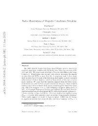 Arxiv:2004.11418V2 [Astro-Ph.SR] 15 Jun 2020