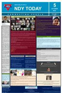 Oct 5 ,2020 Vol.4 NDY Newsletter
