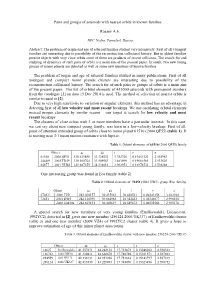 Pairs and Groups of Asteroids with Nearest Orbits in Known Families