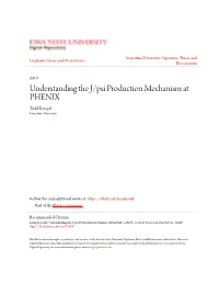 Understanding the J/Psi Production Mechanism at PHENIX Todd Kempel Iowa State University