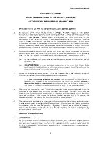 Virgin Media Submission