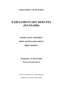 24 March 2010 (Extract from Book 4)
