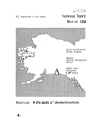 Barrow: a Decade of Modernization TECHNICAL REPORT NO