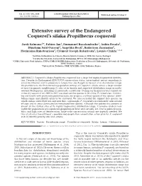 Extensive Survey of the Endangered Coquerel's Sifaka Propithecus