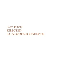 Selected Background Research a Primer on the Changing Role of Law Enforcement and Intelligence in the War on Terrorism