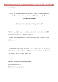 Cenozoic Tectonic and Climatic Events in Southern Iberian Peninsula: Implications