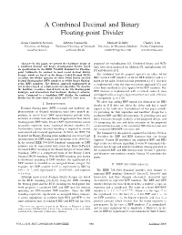 A Combined Decimal and Binary Floating-Point Divider