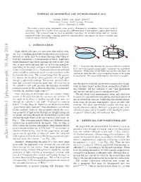 Artificial Circumzenithal and Circumhorizontal Arcs