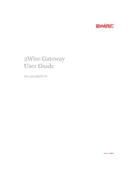 2Wire Gateway User Guide