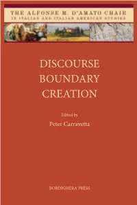 Discourse Boundary Creation