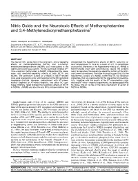 Nitric Oxide and the Neurotoxic Effects of Methamphetamine and 3,4-Methylenedioxymethamphetamine1