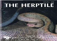 Oshea 1997 First Uk Captive Breeding Aruba Island Rattlesnake