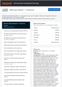665 Bus Time Schedule & Line Route