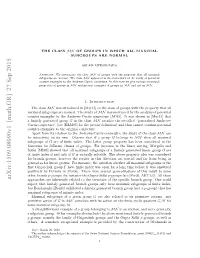 Arxiv:1509.08090V1 [Math.GR]