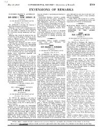 Extensions of Remarks E759 EXTENSIONS of REMARKS