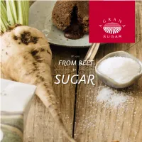 FROM BEET SUGAR To