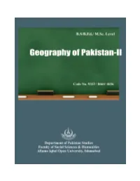 Geography of Pakistan-II Code No