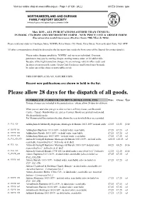 Please Allow 28 Days for the Dispatch of All Goods