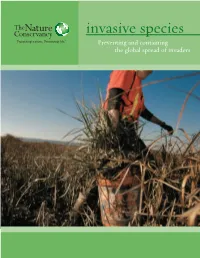 The Nature Conservancy, with Partners, Works to Prevent New Invasions and Contain Established Invasive Species