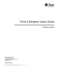 Forte X-Designer User's Guide