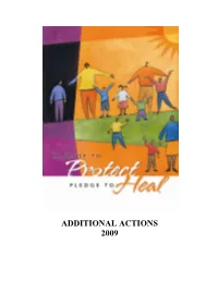 2009 Additional Actions for the Protection of Children