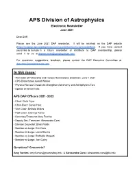 June 2021 Newsletter