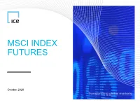 Msci Index Futures
