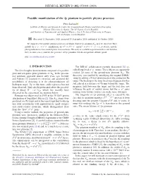 Possible Manifestation of the 2P Pionium in Particle Physics Processes