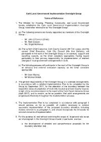 Cork Local Government Implementation Oversight Group
