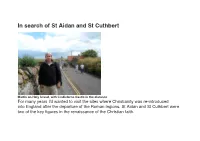 In Search of St Aidan and St Cuthbert