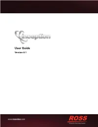 Inception User Guide Version