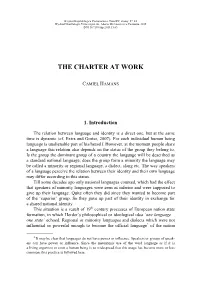 The Charter at Work