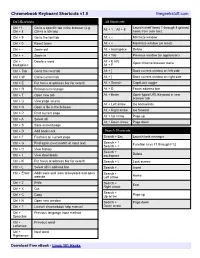 Chromebook Keyboard Shortcuts V1.0 Thegeekstuff.Com