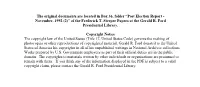 Post Election Report - November, 1992 (2)” of the Frederick T