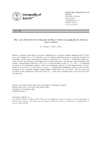 The Role of the First Five Formants in Three Vowels of Mandarin for Forensic Voice Analysis