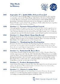 This Week in History