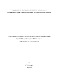 Ontology and Domain Knowledge Base Construction for Contra Dance As An