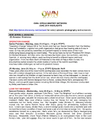 Own: Oprah Winfrey Network June 2014 Highlights