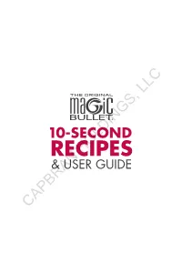 Recipesholdings, & User Guide
