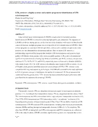 A Highly Accurate and Sensitive Program for Identification of LTR