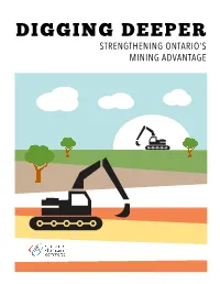 Digging Deeper: Strengthening Ontario's Mining Advantage