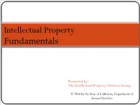 Intellectual Property Fundamentals