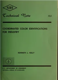 Coordinated Color Identifications for Industry