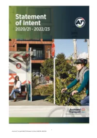 Statement of Intent Refresh