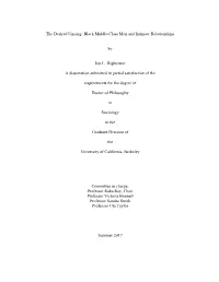 The Desired Unsung: Black Middle-Class Men and Intimate Relationships
