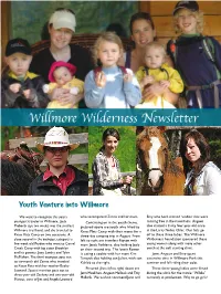 Willmore Wilderness Newsletter