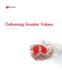 Delivering Greater Values