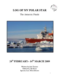 Log of Mv Polar Star